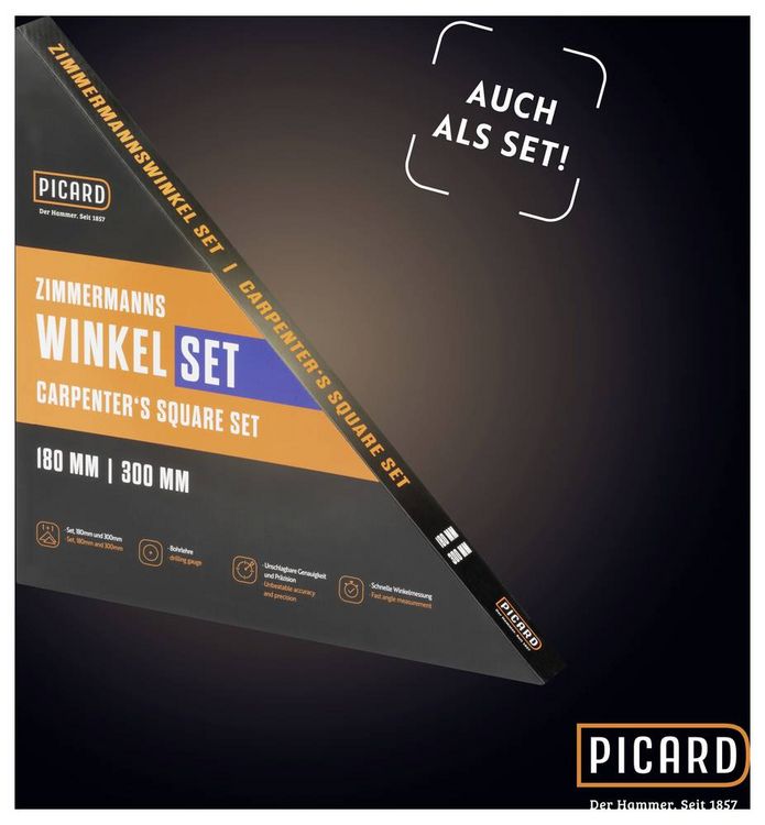 Produktbild: Picard 0071520-180 Zimmermannswinkel 90&deg;