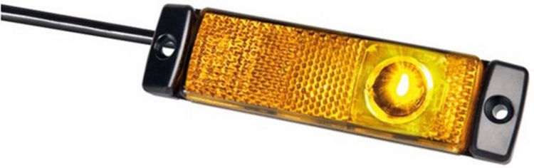 Produktbild: Hella Seitenmarkierungsleuchte Markierungsleuchte links, rechts 12 V, 24V