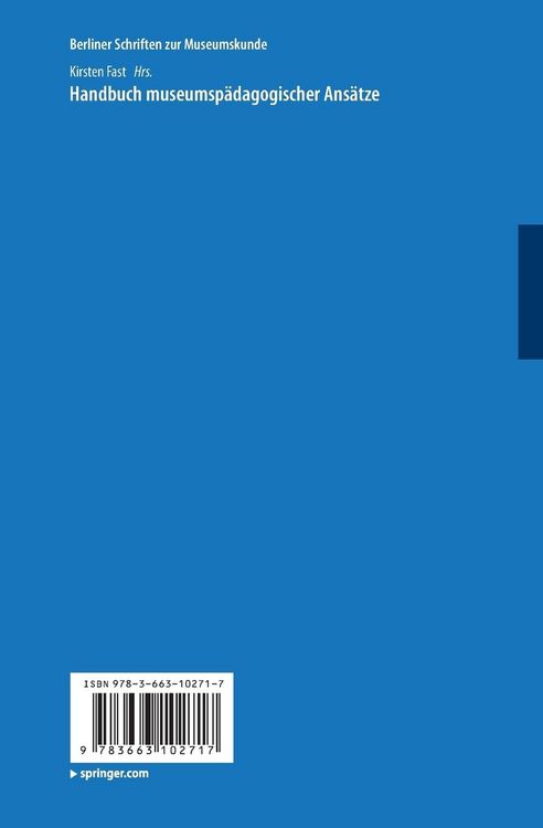 Produktbild: Handbuch der museumsp&auml;dagogischen Ans&auml;tze