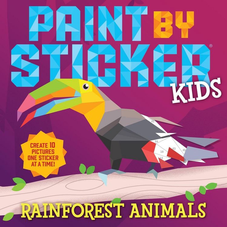 Produktbild: Paint by Sticker Kids: Rainforest Animals