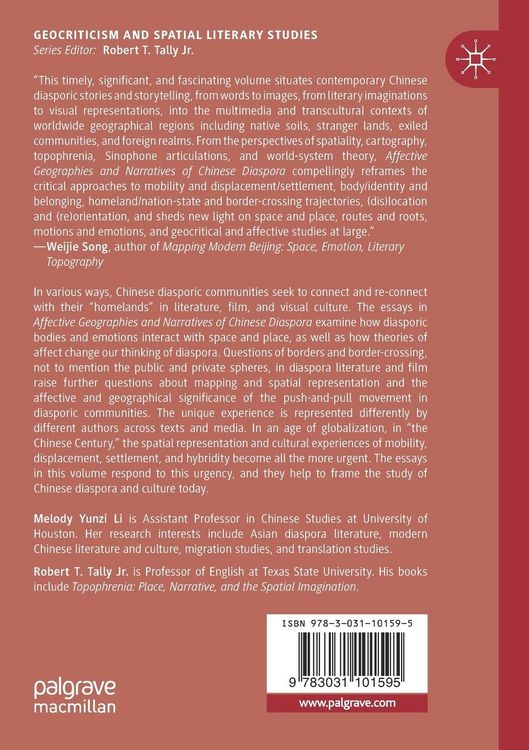 Produktbild: Affective Geographies and Narratives of Chinese Diaspora
