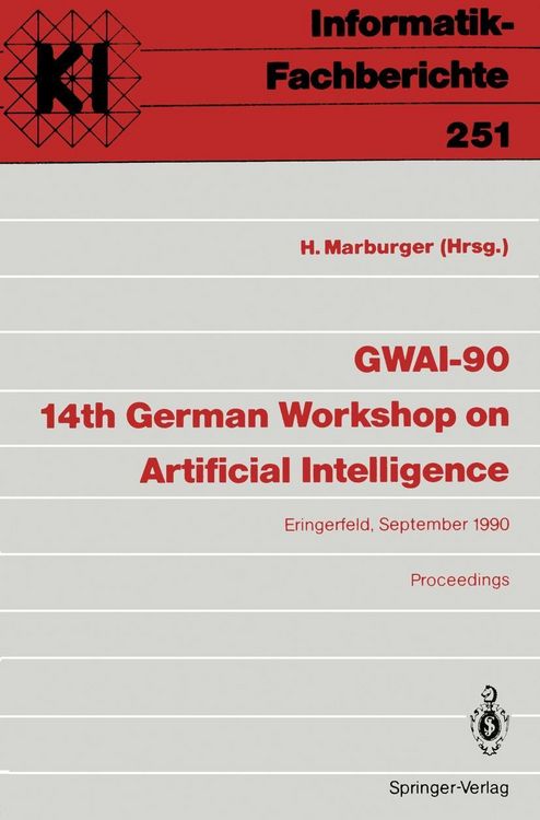 Produktbild: GWAI-90 14th German Workshop on Artificial Intelligence