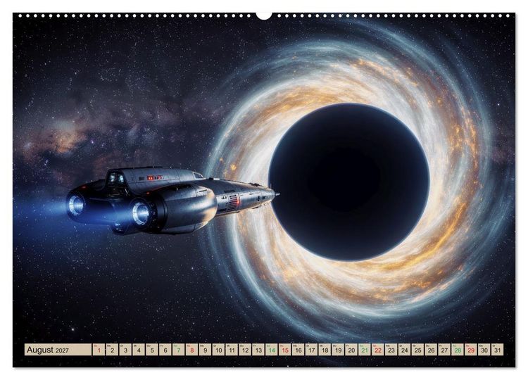 Produktbild: Wettrennen ins All (hochwertiger Premium Wandkalender 2027 DIN A2 quer), Kunstdruck in Hochglanz