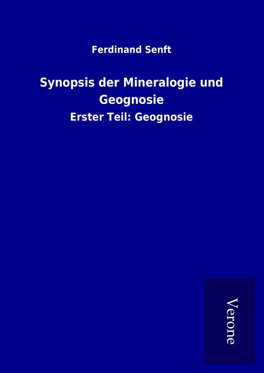 Produktbild: Synopsis der Mineralogie und Geognosie