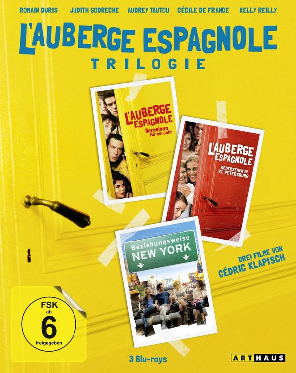 Produktbild: L'Auberge espagnole - Die Trilogie [3 BRs]