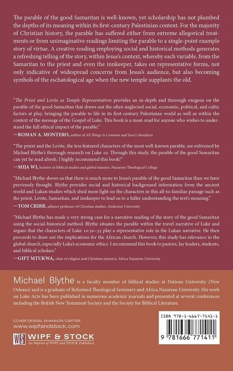 Produktbild: The Priest and Levite as Temple Representatives