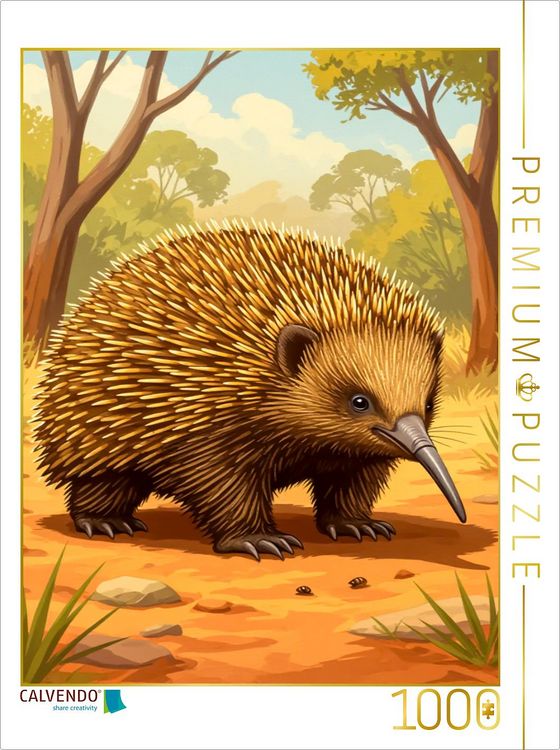 Produktbild: CALVENDO Puzzle Schnabeligel - der stachelige Ameisenfresser | 1000 Teile Lege-Gr&ouml;&szlig;e 64x48cm Foto-Puzzle f&uuml;r gl&uuml;ckliche Stunden