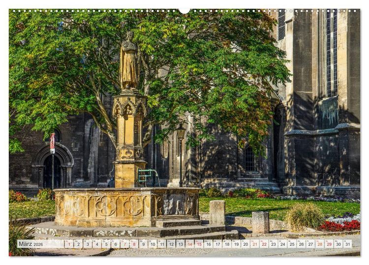 Produktbild: Naumburg Impressionen (hochwertiger Premium Wandkalender 2026 DIN A2 quer), Kunstdruck in Hochglanz