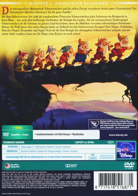 Produktbild: Schneewittchen und die 7 Zwerge - Disney Classics 1