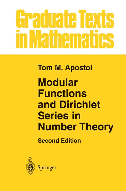 Produktbild: Modular Functions and Dirichlet Series in Number Theory