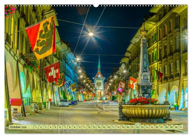 Produktbild: Amazing Berne - Switzerland (Wall Calendar 2026 DIN A2 landscape), CALVENDO 12 Month Wall Calendar