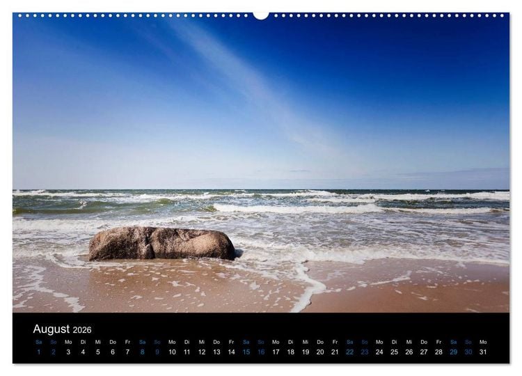 Produktbild: Ostsee (Wandkalender 2026 DIN A2 quer), CALVENDO Monatskalender