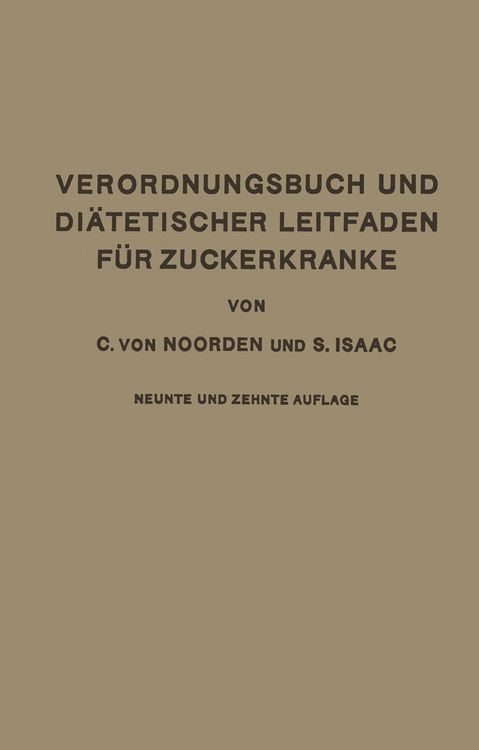 Produktbild: Verordnungsbuch und Di&auml;tetischer Leitfaden f&uuml;r Zuckerkranke mit 173 Kochvorschriften