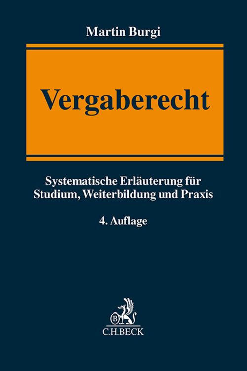Produktbild: Vergaberecht