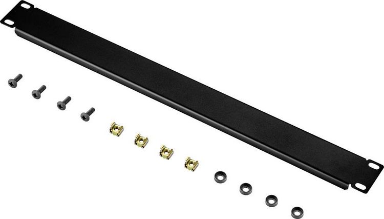 Produktbild: Renkforce RF-3429144 19 Zoll Netzwerkschrank-Blindabdeckung 1 HE Dunkelgrau