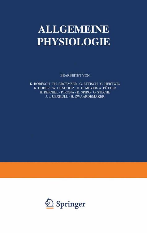 Produktbild: Handbuch der Normalen und Pathologischen Physiologie