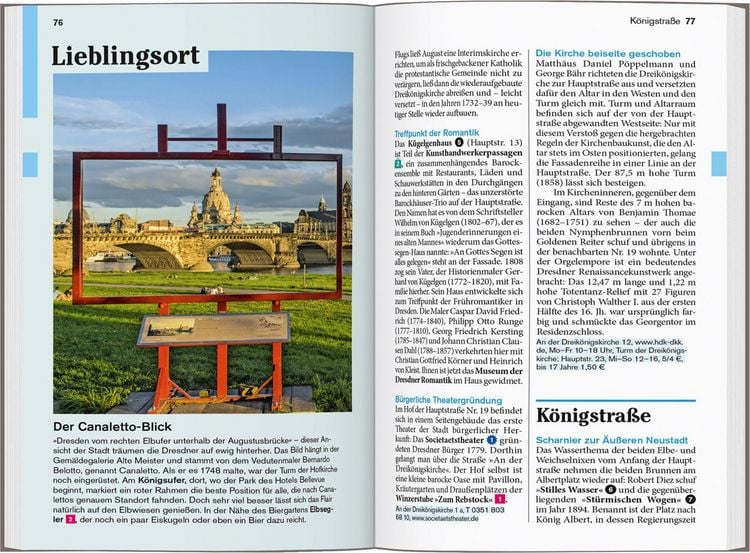 Produktbild: DUMONT Reise-Taschenbuch Reisef&uuml;hrer Dresden & S&auml;chsische Schweiz