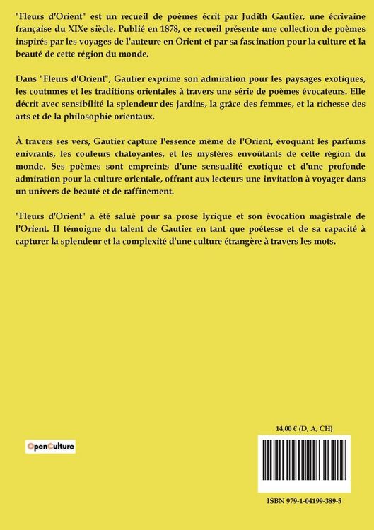 Produktbild: Fleurs d'Orient