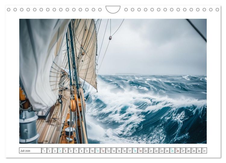 Produktbild: Wind und Wogen (Wandkalender 2026 DIN A4 quer), CALVENDO Monatskalender