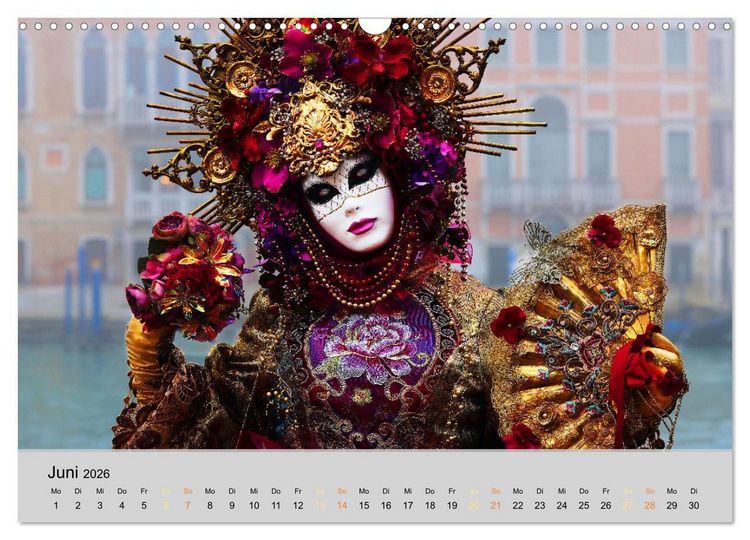 Produktbild: Venedigs Sch&ouml;nheiten (Wandkalender 2026 DIN A3 quer), CALVENDO Monatskalender