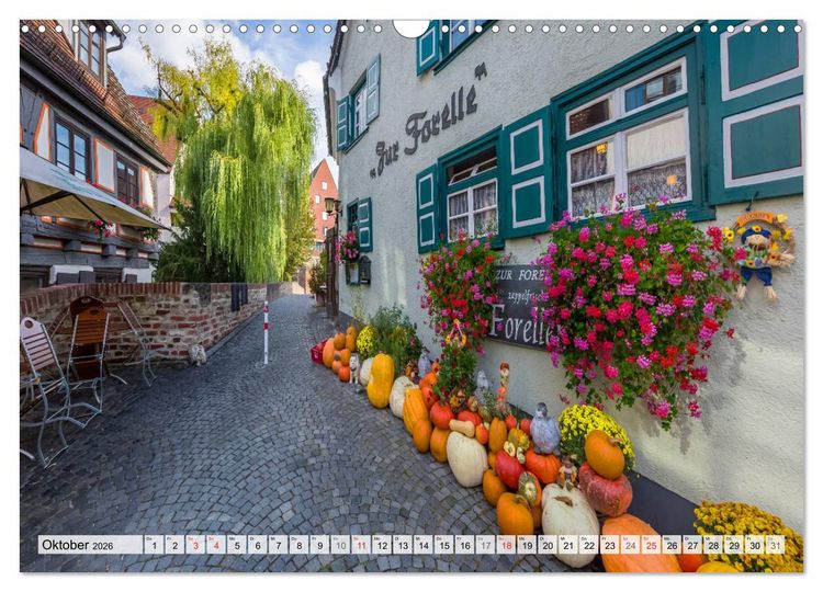 Produktbild: ULM Idyllisches Stadtherz (Wandkalender 2026 DIN A3 quer), CALVENDO Monatskalender