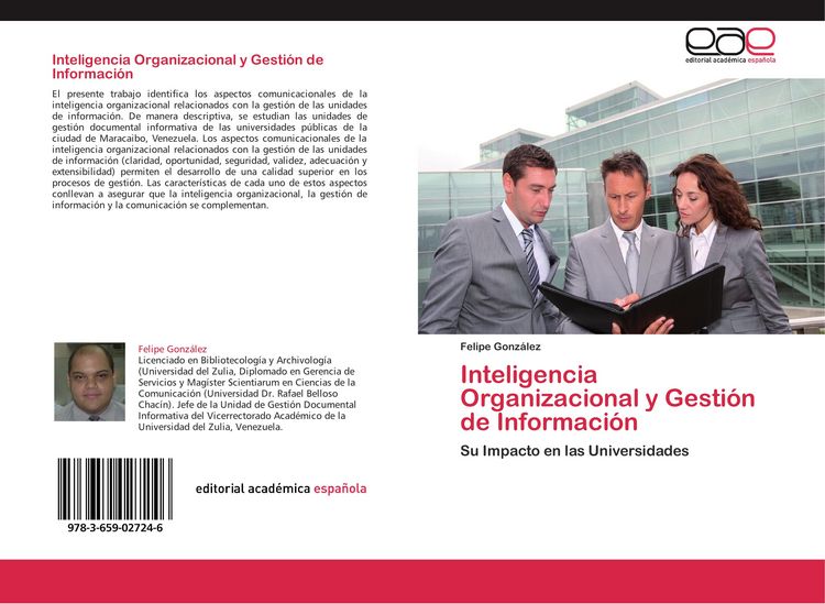 Produktbild: Inteligencia Organizacional y Gesti&oacute;n de Informaci&oacute;n