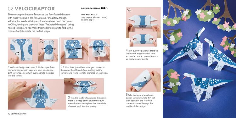 Produktbild: Origami Dinosaurs
