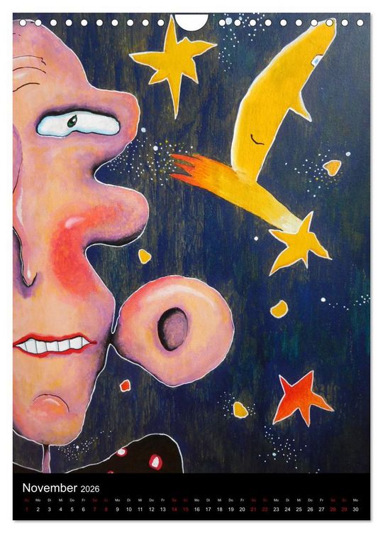 Produktbild: RABUNTEL KIND und KUNST inszeniert von KATHRIN SCHWERTNER (Wandkalender 2026 DIN A4 hoch), CALVENDO Monatskalender