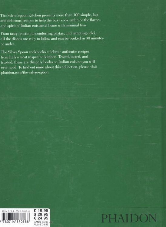 Produktbild: The Silver Spoon Quick and Easy Italian Recipes