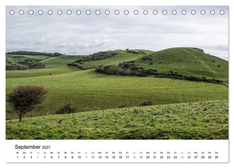 Produktbild: Englands wilder S&uuml;den (Tischkalender 2027 DIN A5 quer), CALVENDO Monatskalender