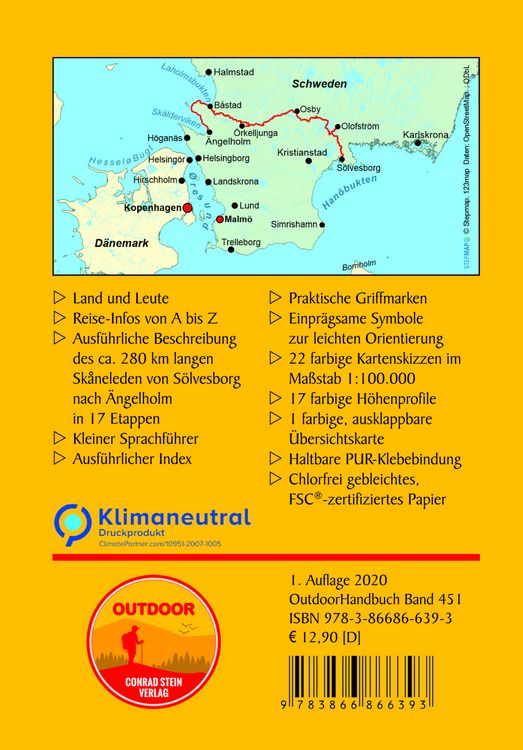 Produktbild: Schweden: Sk&aring;neleden Kust til Kust (SL1)