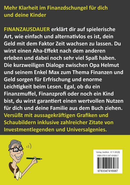 Produktbild: Finanzausdauer - Spielerisch mit Hilfe von Bildern und Zitaten verstehen, wie einfach das Thema Geldanlage doch eigentlich ist