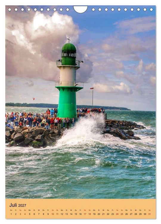 Produktbild: SAIL Rostock-Warnem&uuml;nde. Du bist so sch&ouml;n (Wandkalender 2027 DIN A4 hoch), CALVENDO Monatskalender