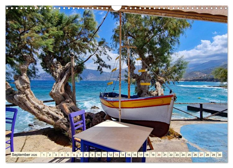 Produktbild: Gr&uuml;nde f&uuml;r Urlaub auf Kreta (Wandkalender 2026 DIN A3 quer), CALVENDO Monatskalender