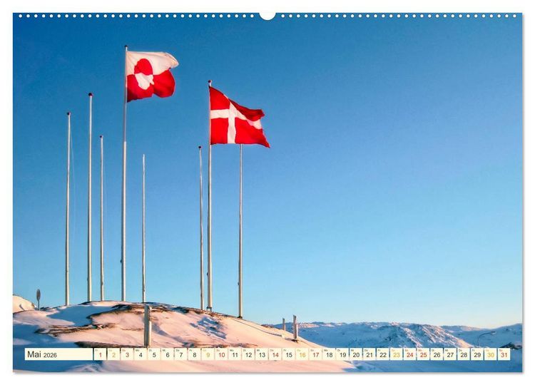 Produktbild: Reise nach Gr&ouml;nland (hochwertiger Premium Wandkalender 2026 DIN A2 quer), Kunstdruck in Hochglanz
