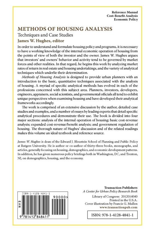 Produktbild: Methods of Housing Analysis