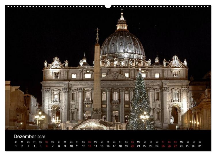 Produktbild: Rom (Wandkalender 2026 DIN A2 quer), CALVENDO Monatskalender