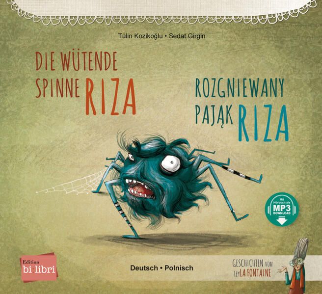 Produktbild: Die wütende Spinne Riza (Deutsch-Polnisch)