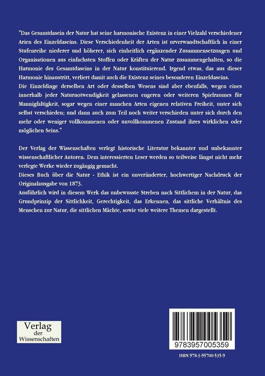 Produktbild: Natur - Ethik