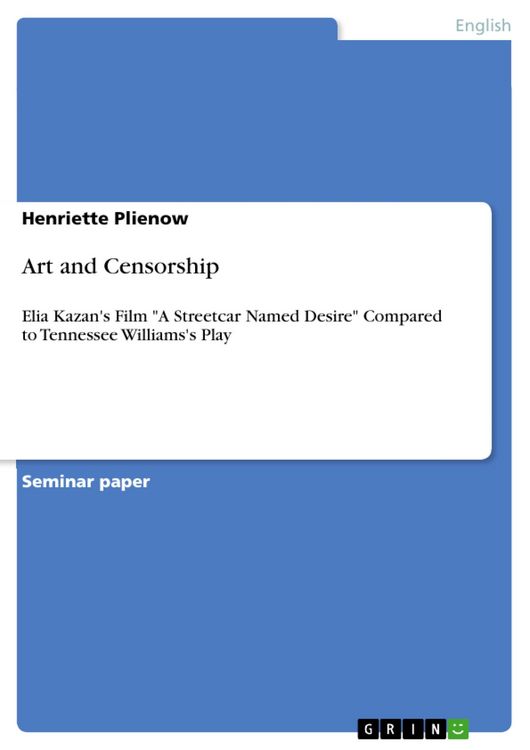 Produktbild: Art and Censorship