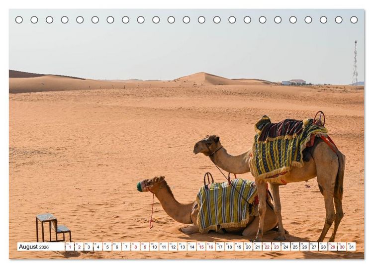 Produktbild: Wundervolles Dubai (Tischkalender 2026 DIN A5 quer), CALVENDO Monatskalender