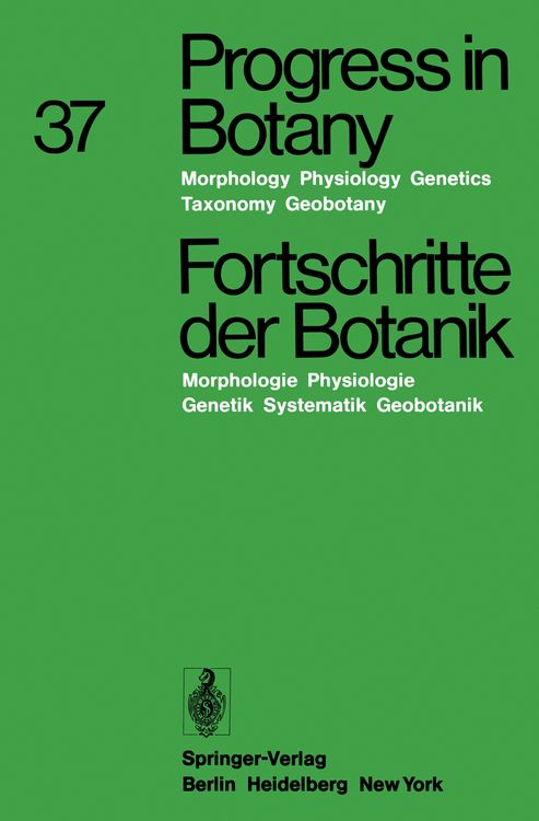 Produktbild: Progress in Botany / Fortschritte der Botanik