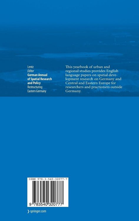Produktbild: Restructuring Eastern Germany