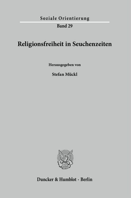 Produktbild: Religionsfreiheit in Seuchenzeiten.