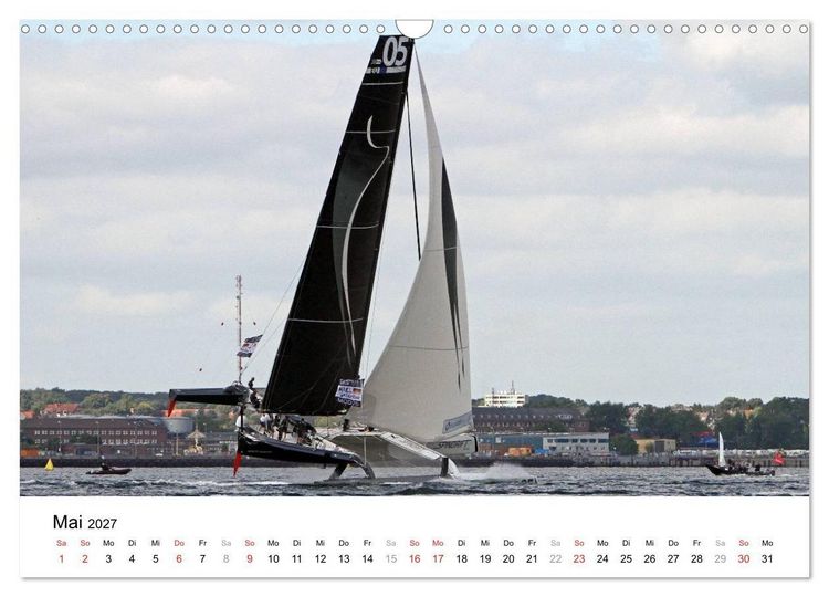 Produktbild: Gigantische Segel-Trimarane (Wandkalender 2027 DIN A3 quer), CALVENDO Monatskalender