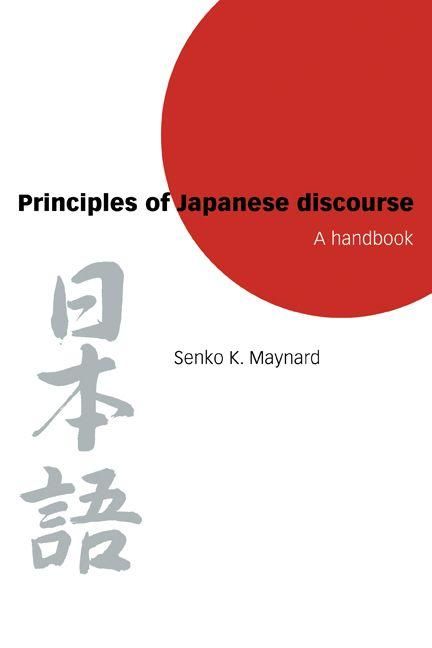 Produktbild: Principles of Japanese Discourse