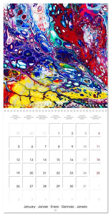 Produktbild: Your year full of rainbows by Katharina Stachanczyk (Wall Calendar 2026 12 &times; 12 Inch) CALVENDO 12 Month Wall Calendar