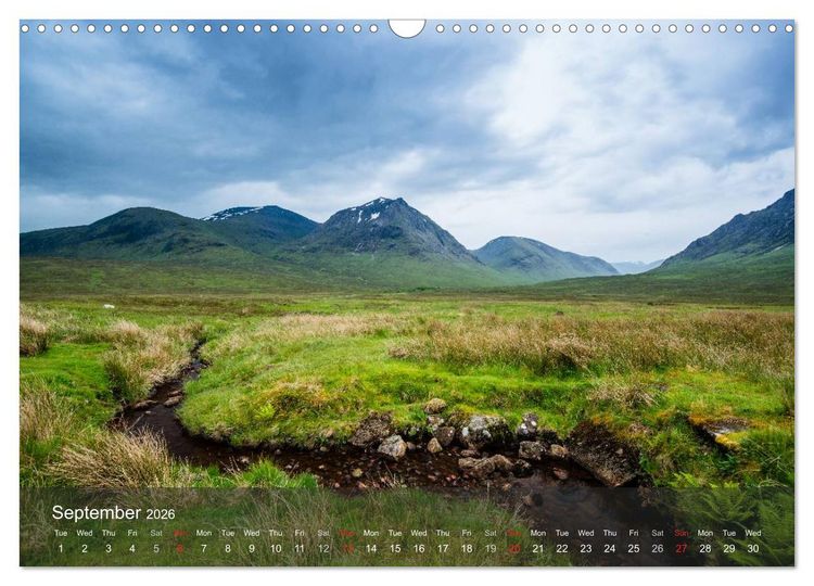 Produktbild: Scotland - From Edinburgh into the Highlands (Wall Calendar 2026 DIN A3 landscape), CALVENDO 12 Month Wall Calendar