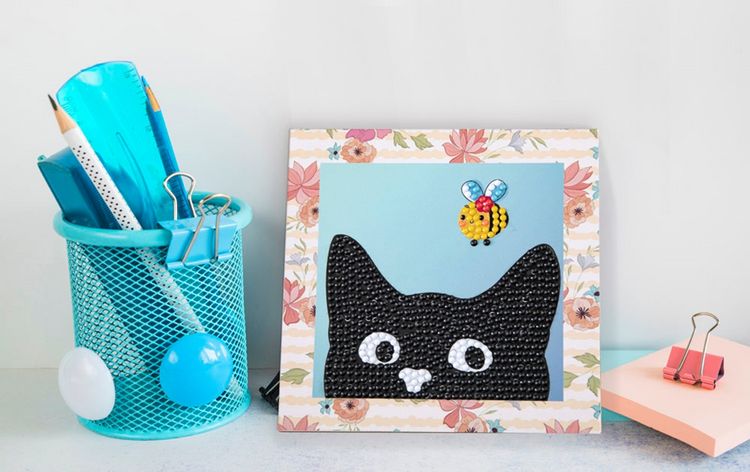 Produktbild: Diamond Painting Freche Katze