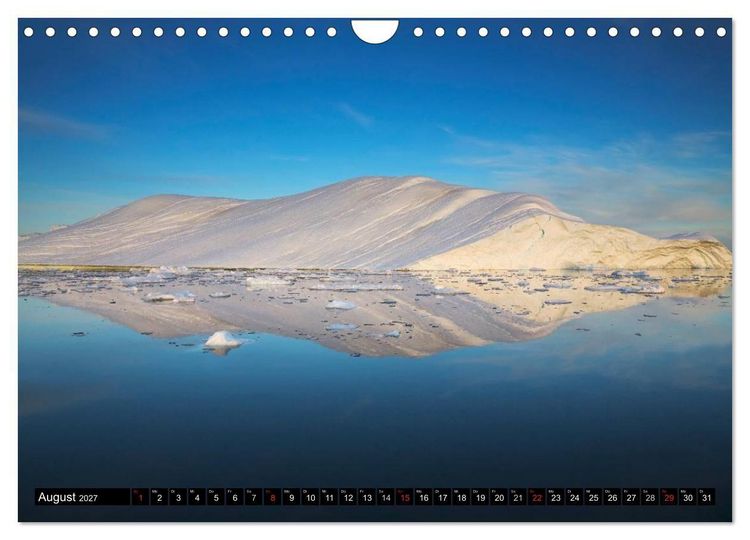 Produktbild: Ilulissat Eisfjord, Gr&ouml;nland. EIS - FORM UND LICHT (Wandkalender 2027 DIN A4 quer), CALVENDO Monatskalender